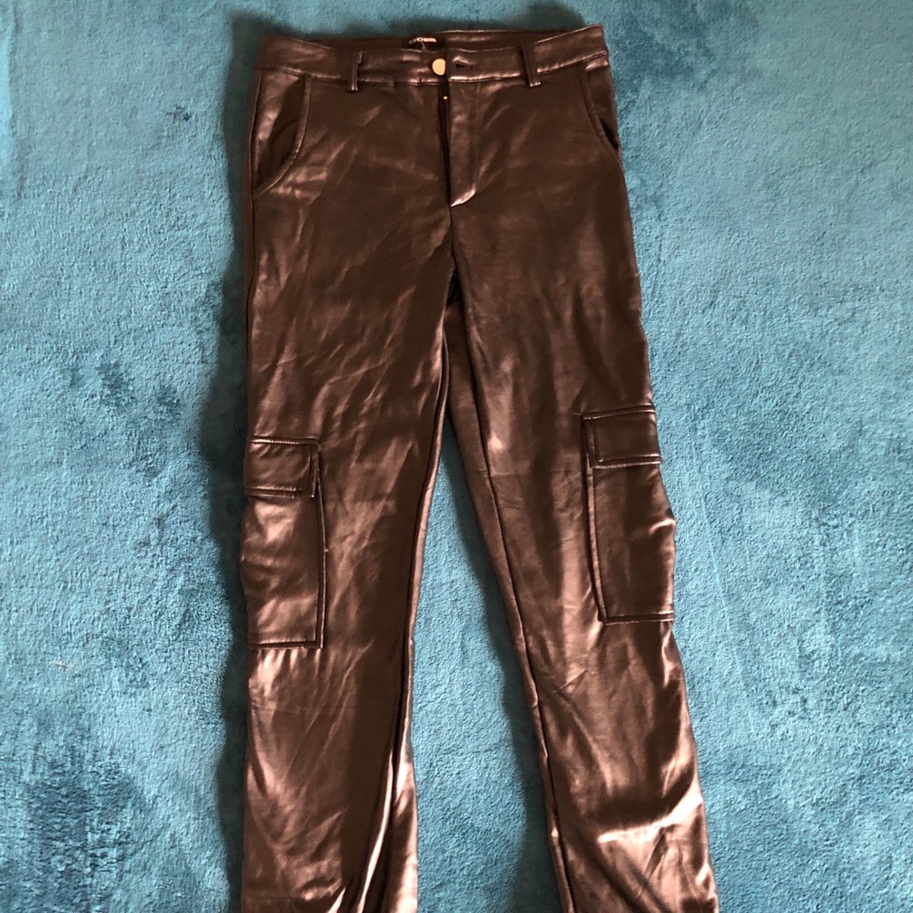 Faux Leather Pants